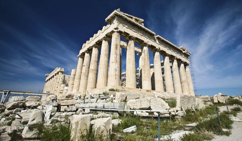 Los edificios arquitectónicos que forman la Acrópolis de Atenas se edificaron durante la época de Pericles