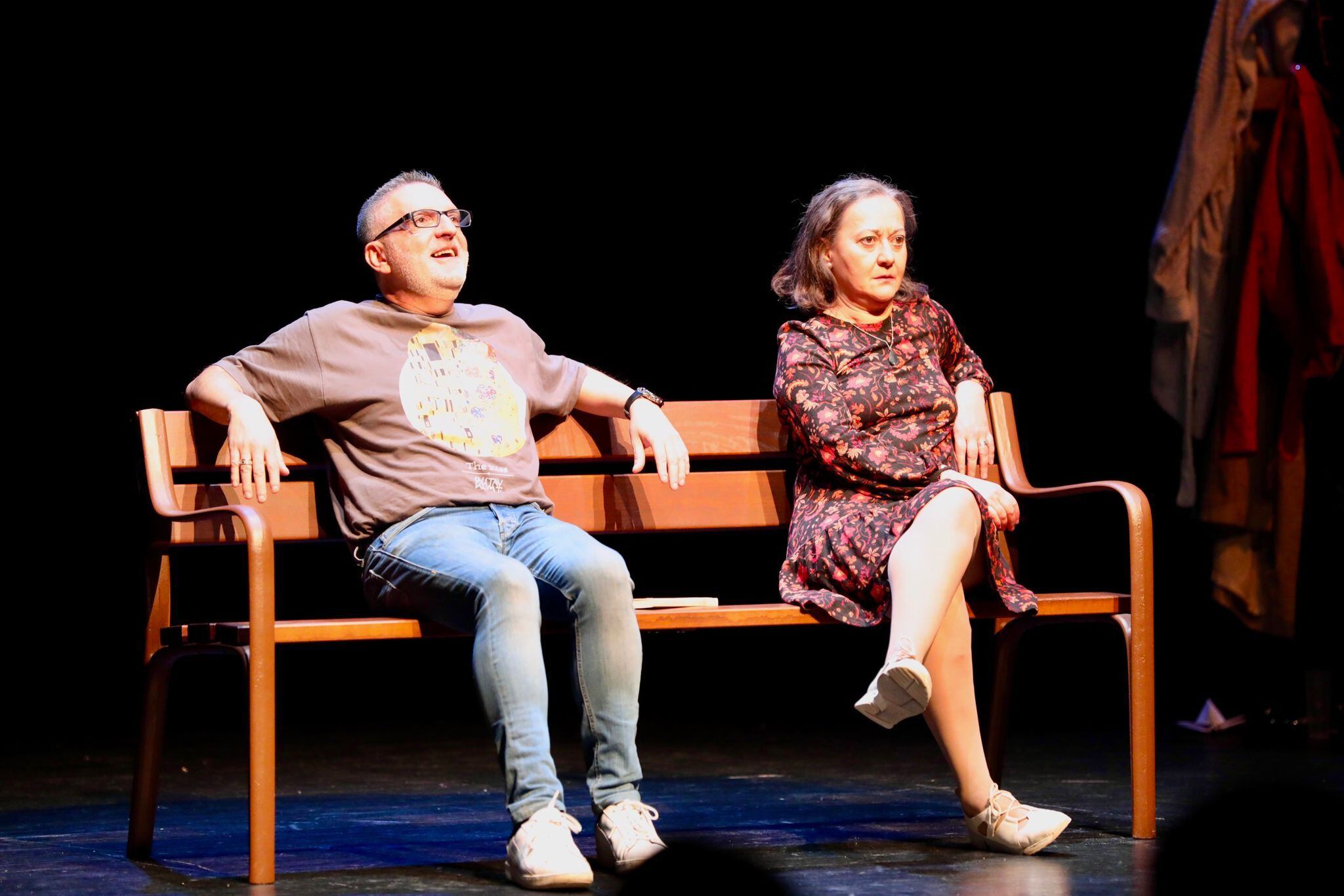 Un momento de la representación de 'Vida'