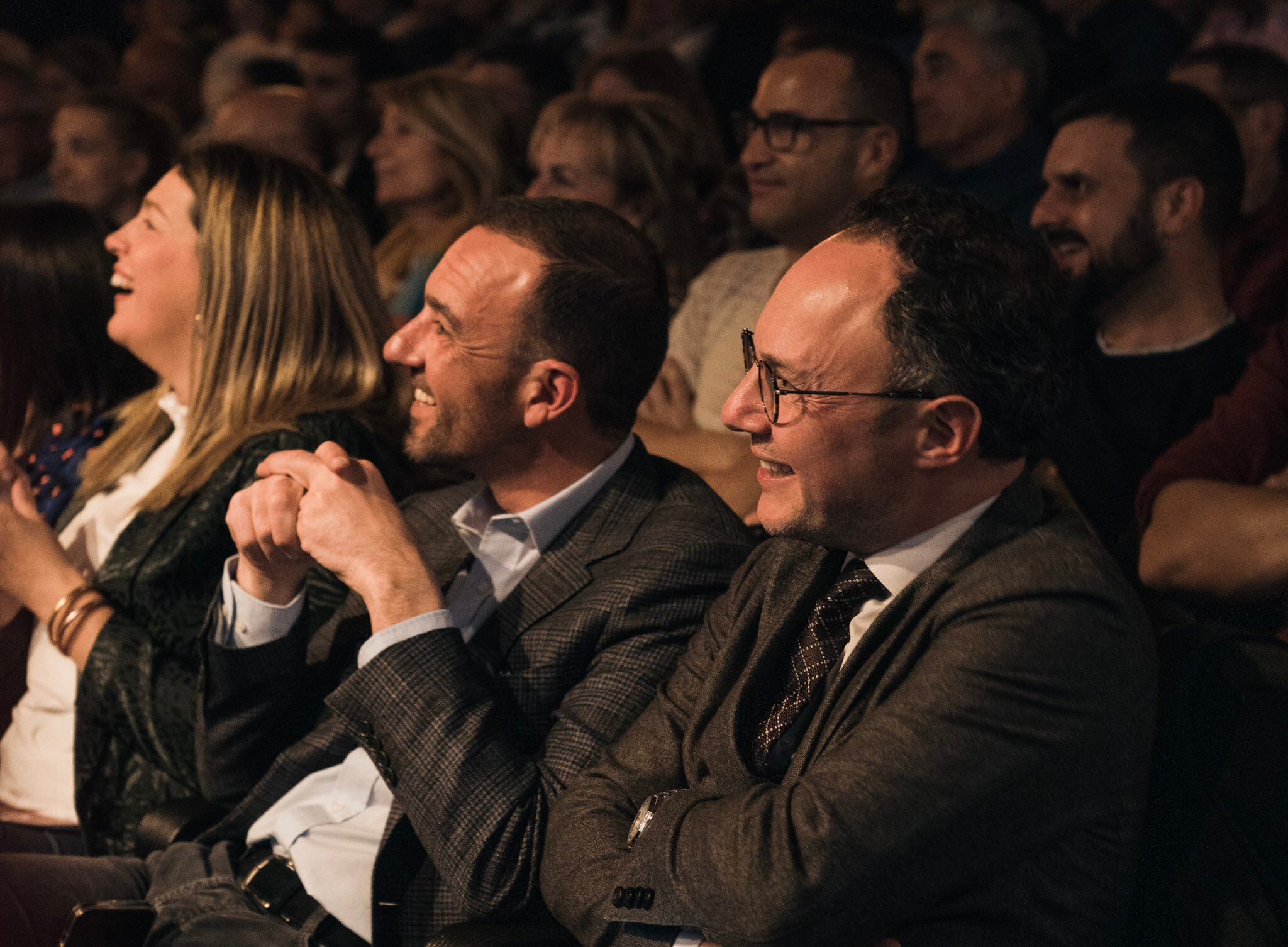 El cap de llista demòcrata, Xavier Espot, en un míting a Encamp.