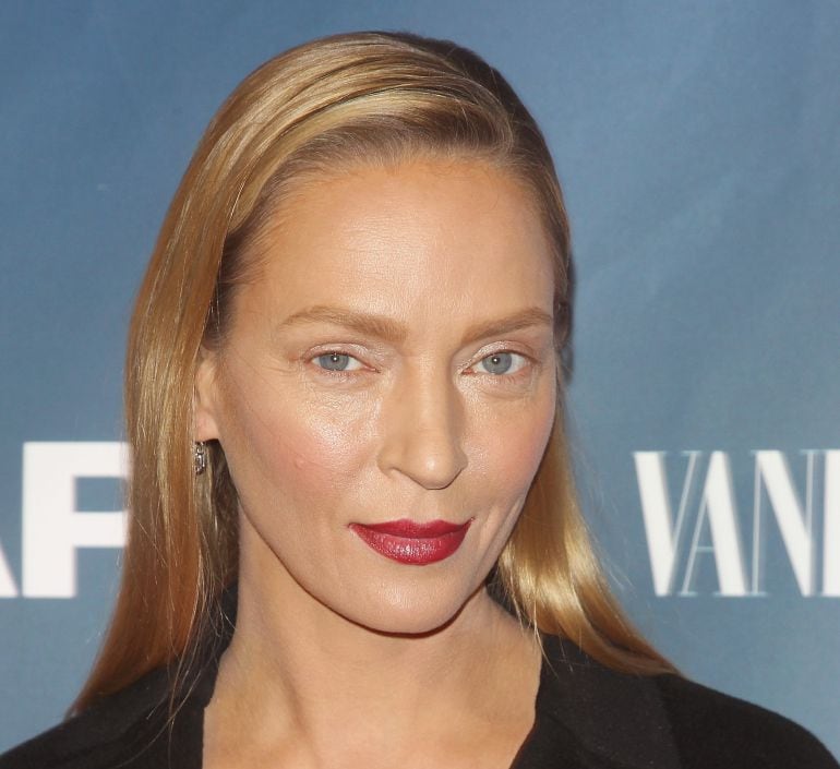 NEW YORK, NY - FEBRUARY 09: Actress Uma Thurman attends &quot;The Slap&quot; premiere party at The New Museum on February 9, 2015 in New York City. (Photo by Jim Spellman/WireImage)