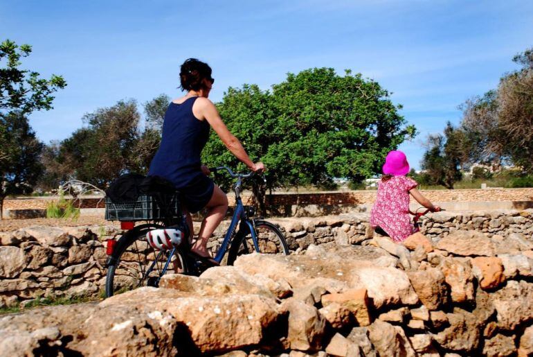 Turistas en Formentera