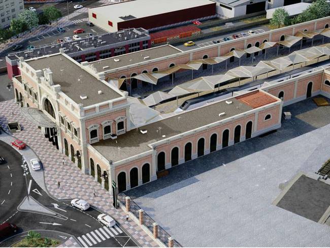 Maqueta sobra la reforma de la Estación de Renfe