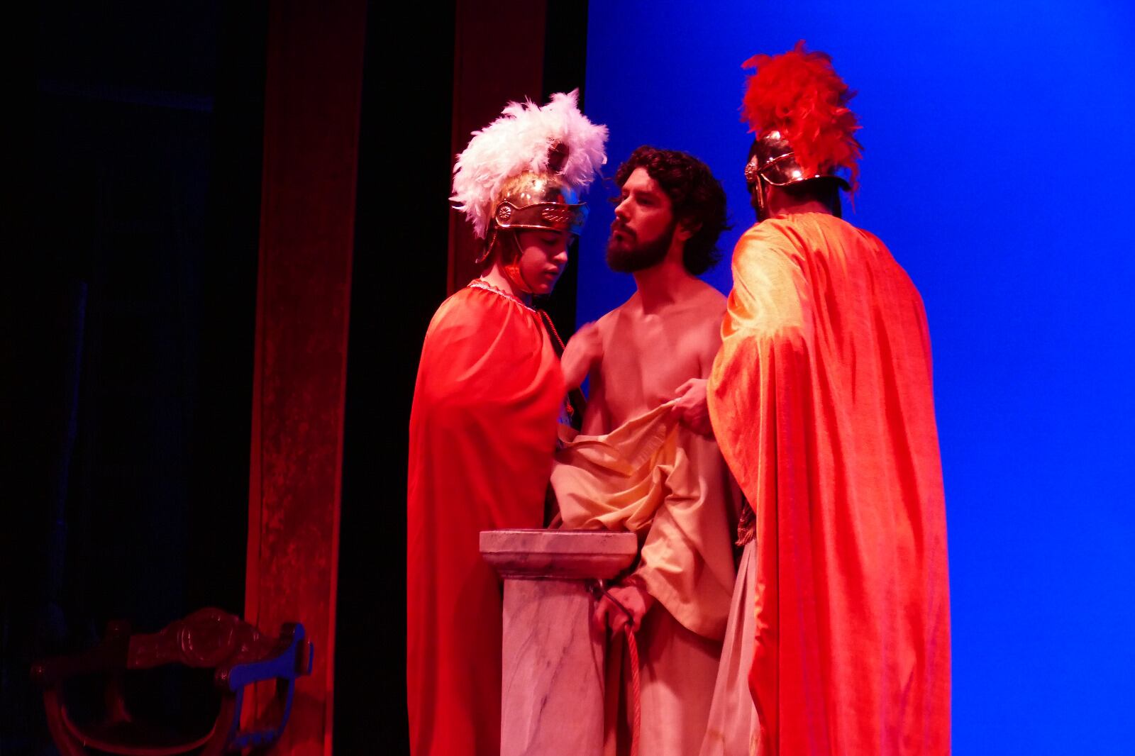 Jorge Cored en el papel de Jesús de Nazaret en La Pasión