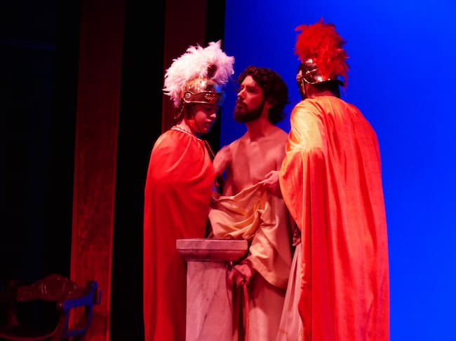 Jorge Cored en el papel de Jesús de Nazaret en La Pasión