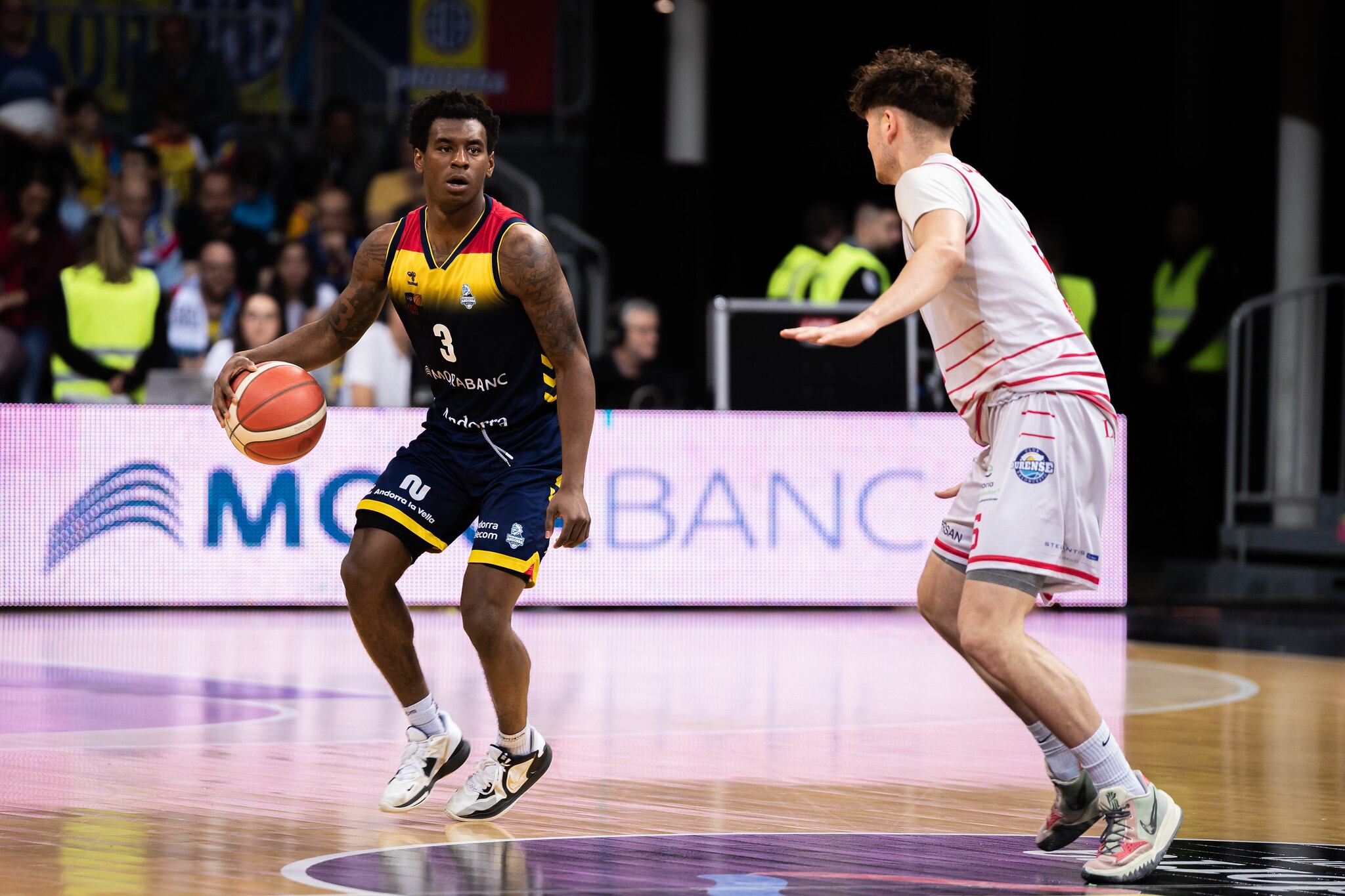 Micah Speight durant el seu últim partit amb el MoraBanc Andorra, el de l'ascens.