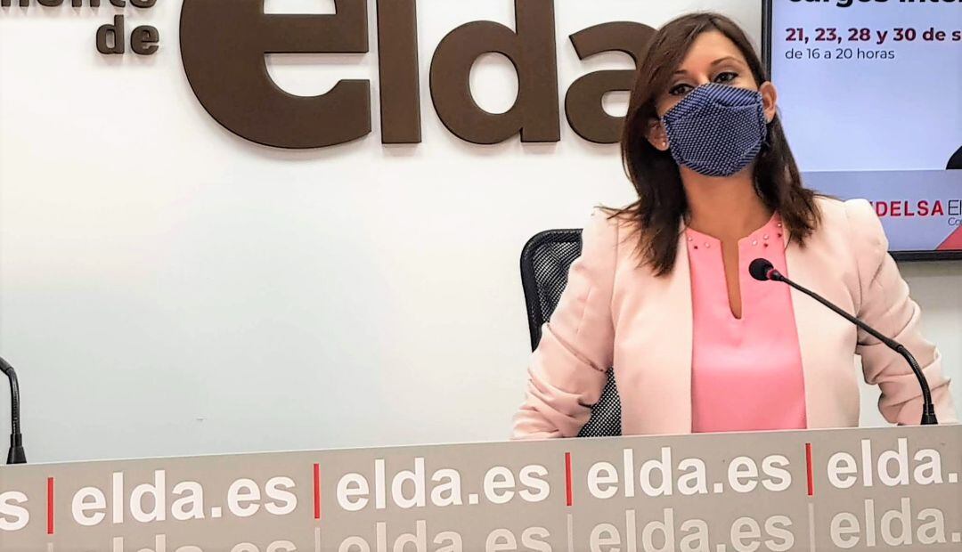 Silvia Ibáñez, edil de Desarrollo Económico en Elda 