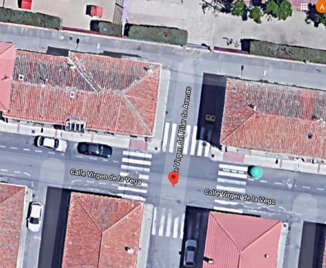 Calle Virgen del Pilar de Arenas, donde tuvieron lugar los hechos