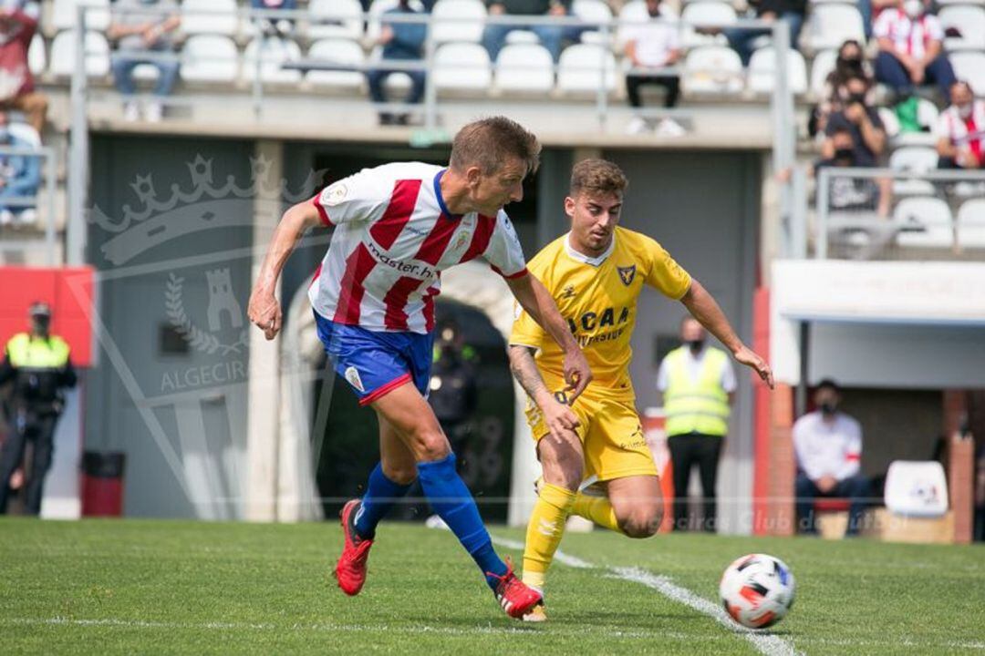 Yago Pérez en un partido.