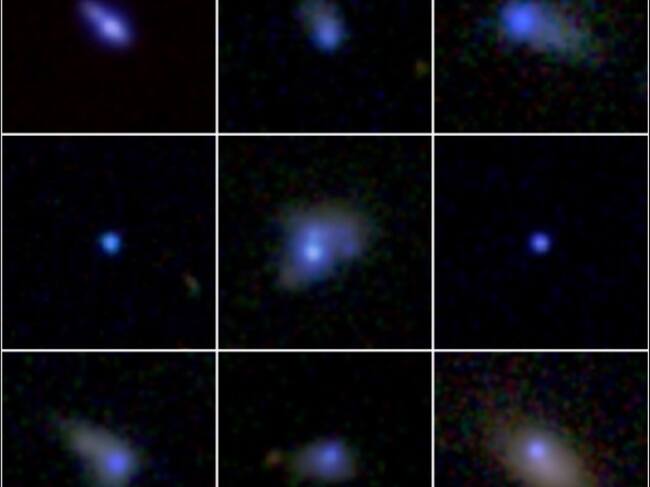 Composición de varias galaxias descubiertas