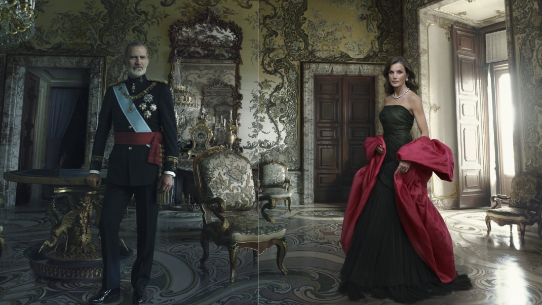 Los reyes, bajo el foco de Annie Leibovitz.