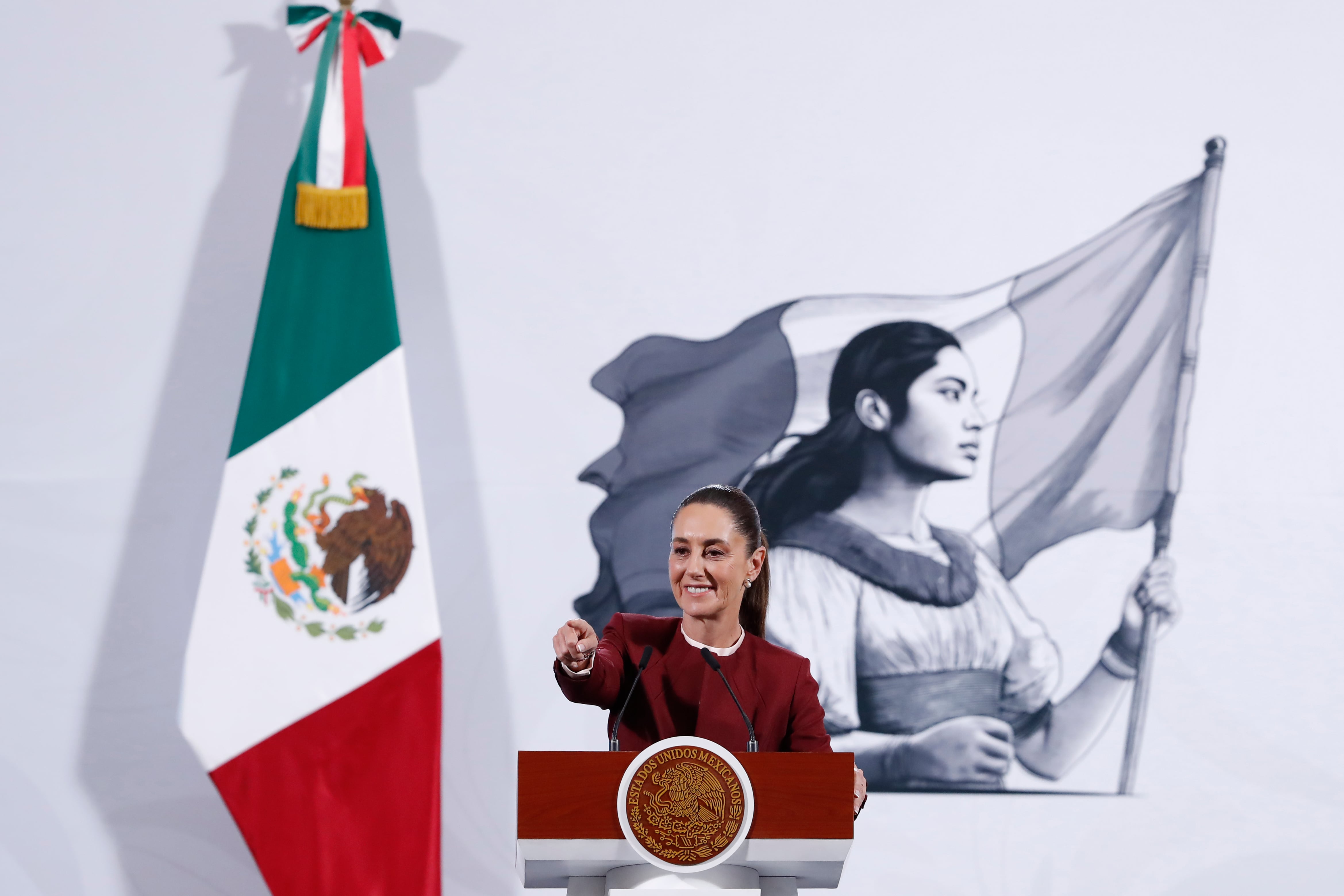 La presidenta de México, Claudia Sheinbaum, en una imagen de archivo.