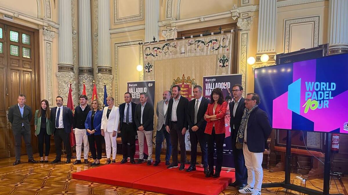 Presentación del World Padel Tour 2023 el master de Valladolid