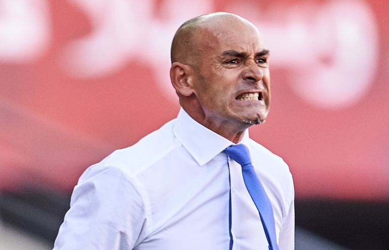 Jémez durante un partido del Club Azul