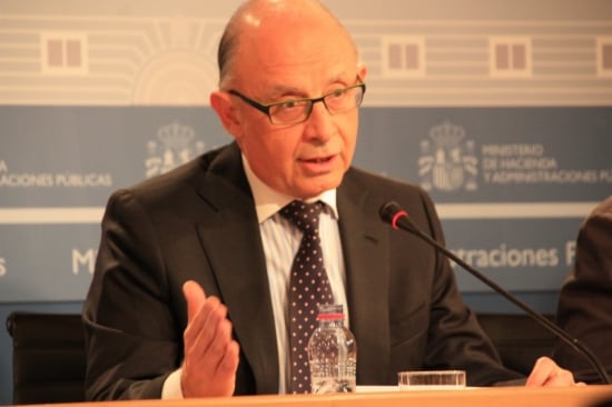 El ministre d&#039;Hisenda, Cristóbal Montoro