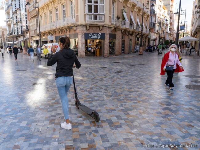 Patinete eléctrico en Cartagena