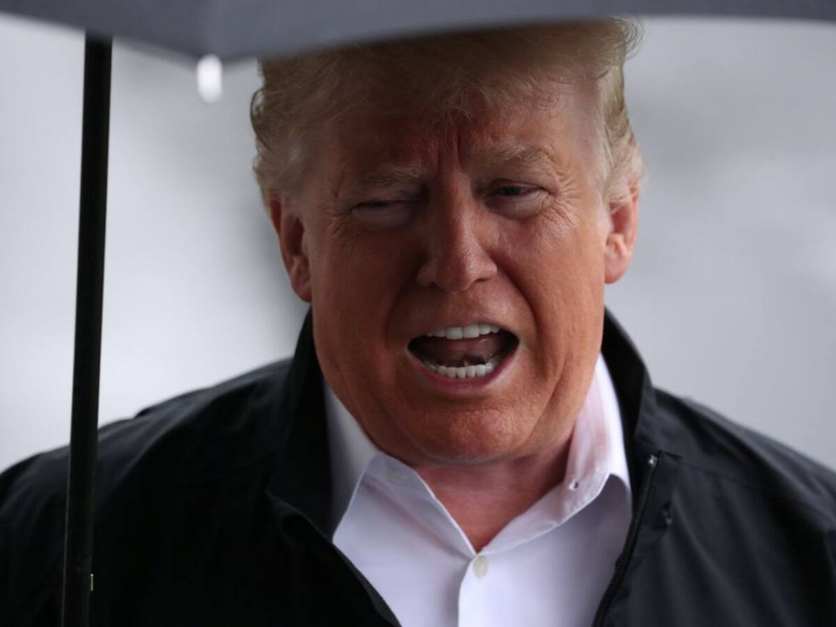 Trump reconoce la existencia del cambio climático