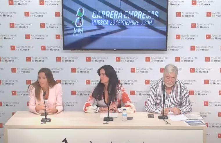 La Carrera de Empresas se celebra por primera vez en Huesca