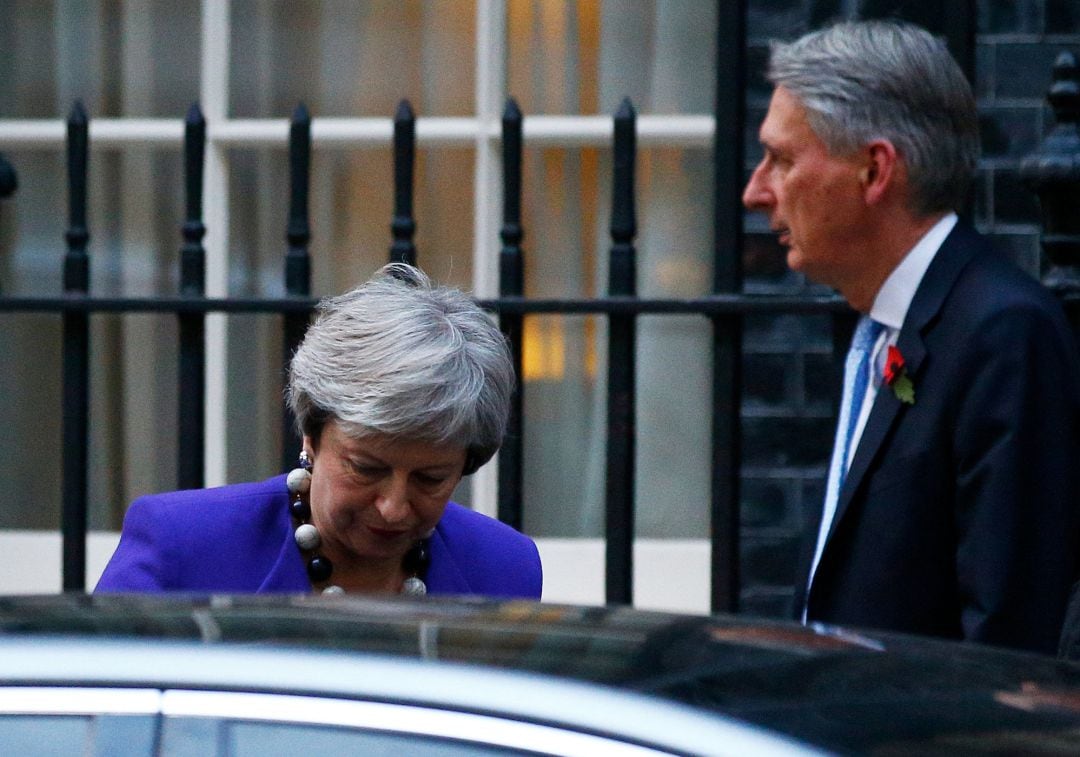 La primera ministra del Reino Unido, Theresa May, ultima un acuerdo de &#039;brexit&#039;