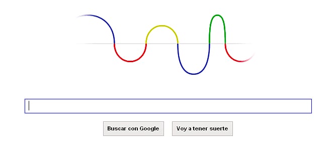 Doodle de Google en homenaje a Hertz