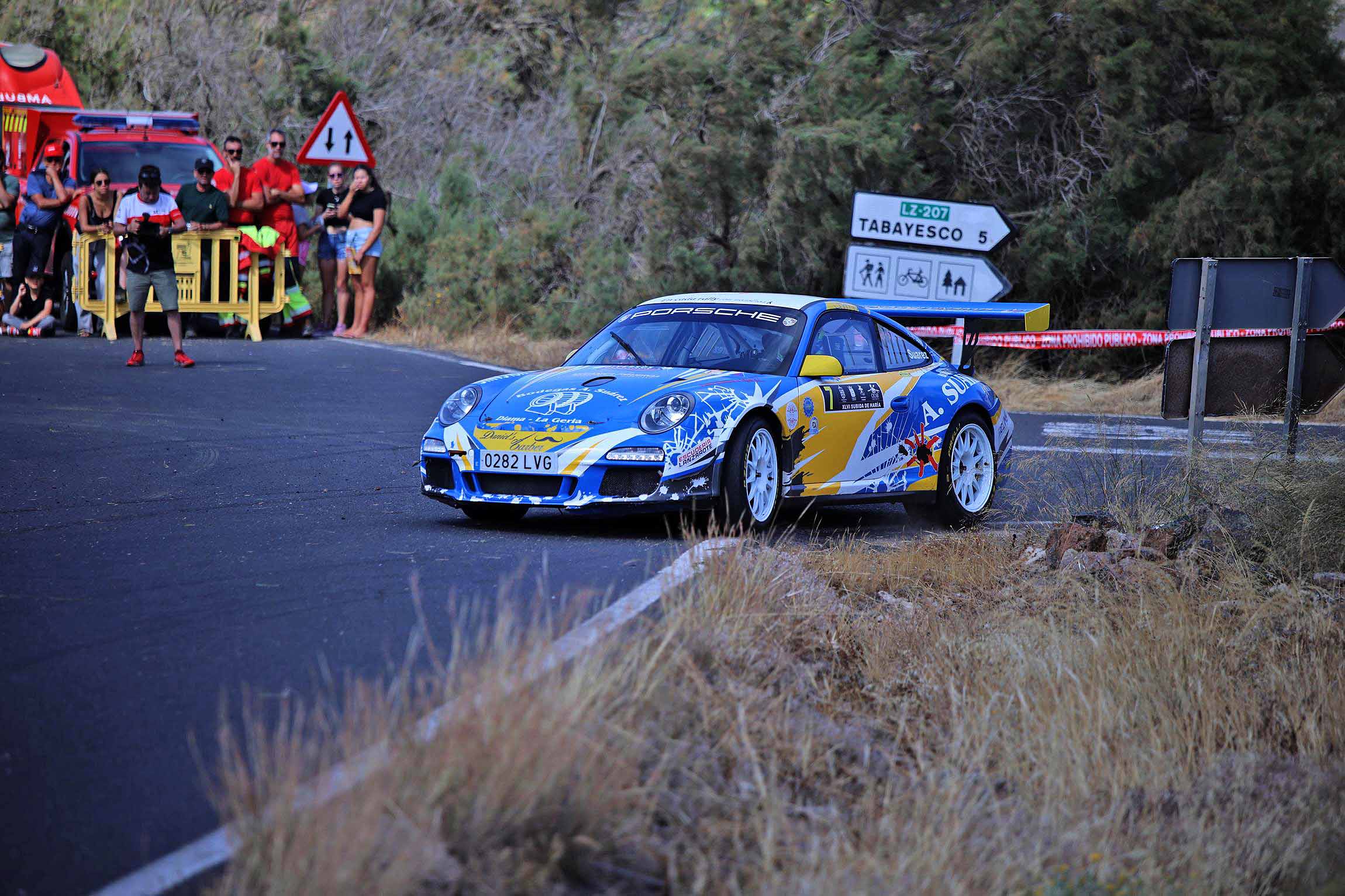 Toñín Suárez en la Subida a Haría 2025.
