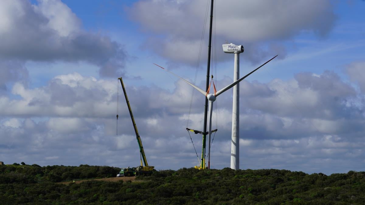 Desmuntatge dels aerogeneradors