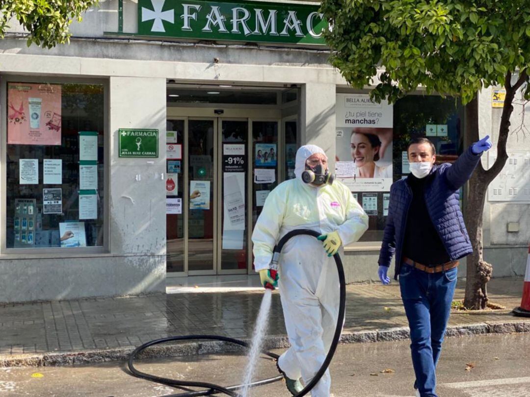 El Ayuntamiento de Jerez asume la limpieza y desinfección en Estella