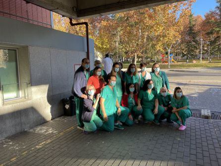 Foto de familia del último equipo de guardia del &#039;Virgen de la Salud&#039;