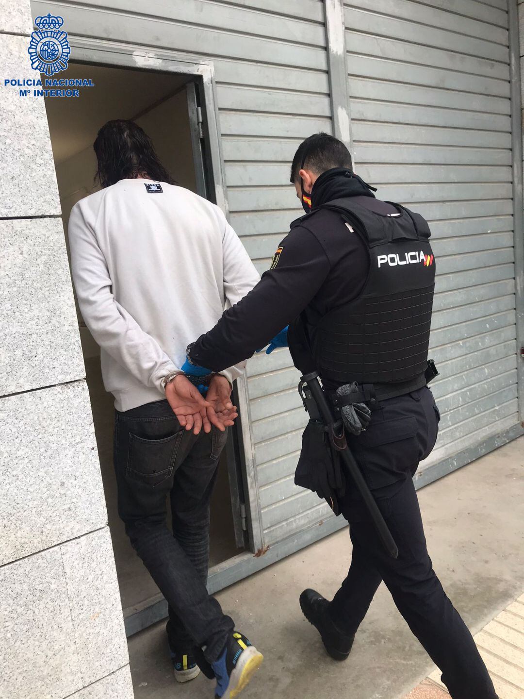 Imagen del detenido