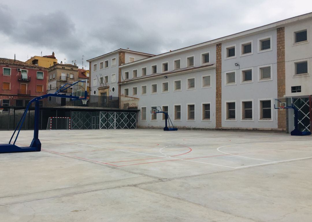 Patio del Instituto Alfonso VIII tras la remodelación