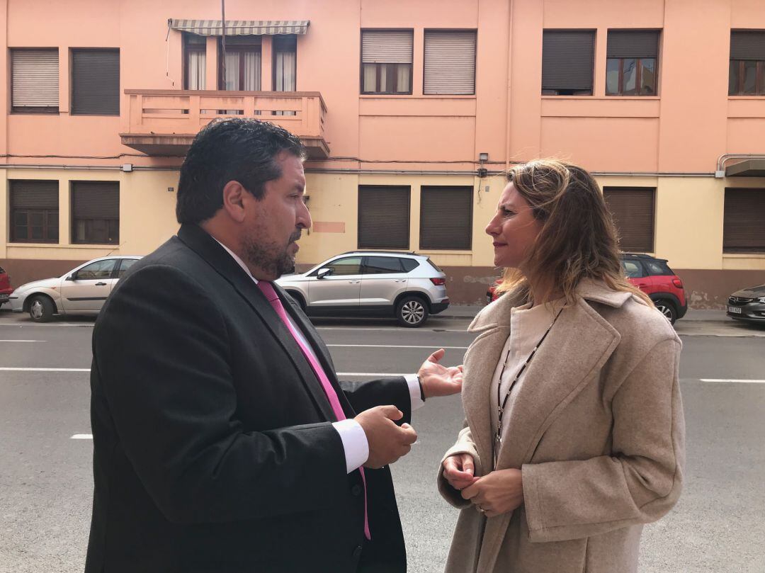 Carrasco y Moliner acuerdan la recuperación de la antigua comisaría de Policía para ponerla al servicio de los vecinos del distrito norte de Castellón   