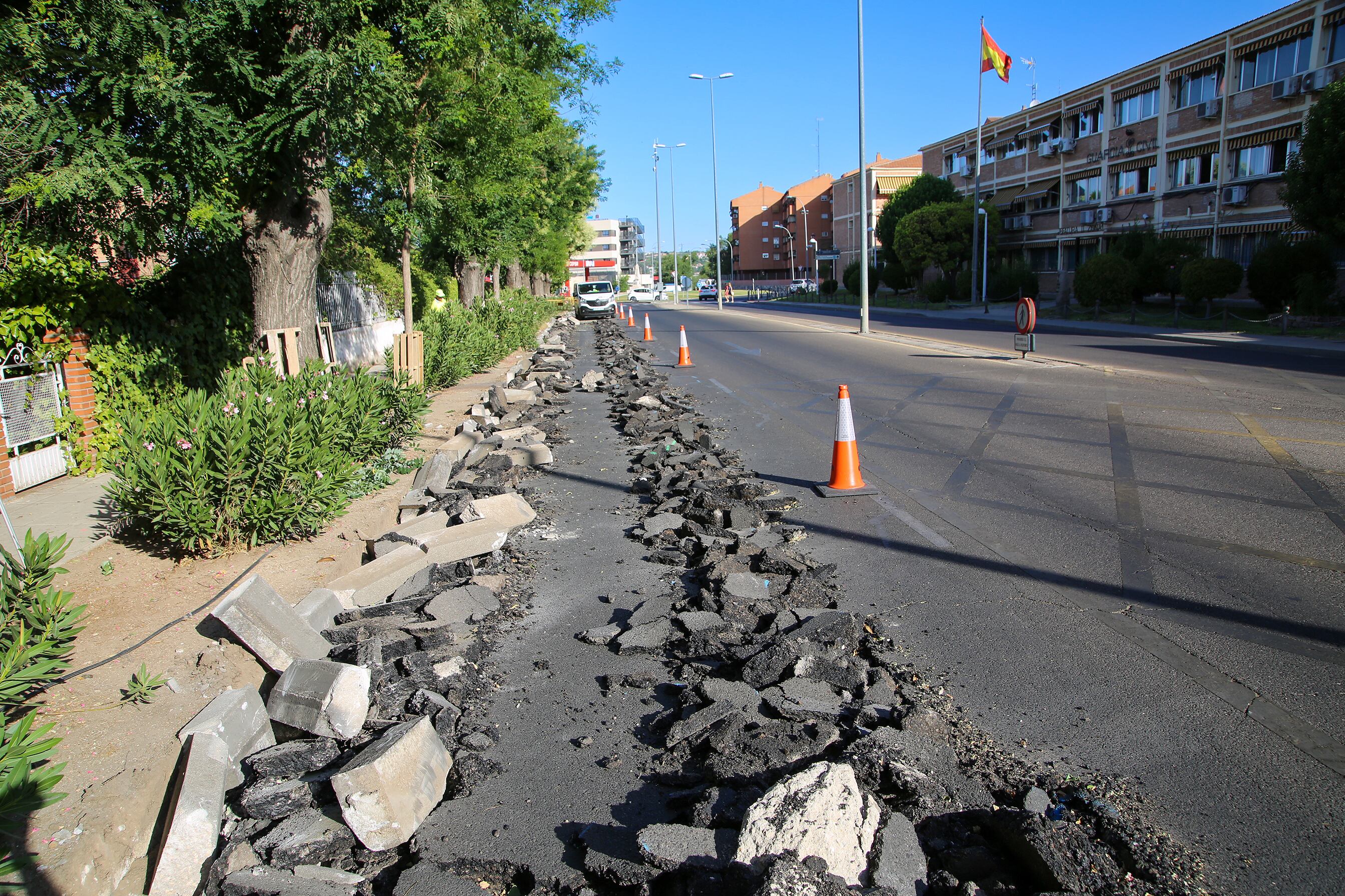 Obras en la Avenida de Barber