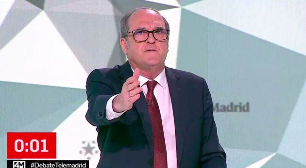 El candidato del PSOE, Ángel Gabilondo.