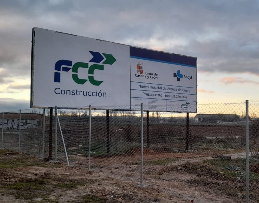 FCC es la encargada de construir el nuevo hospital de Aranda