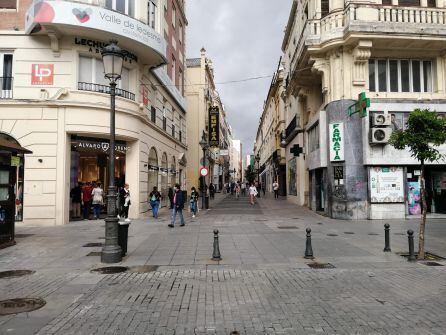 Calle Gondomar de Córdoba en un día de pandemia