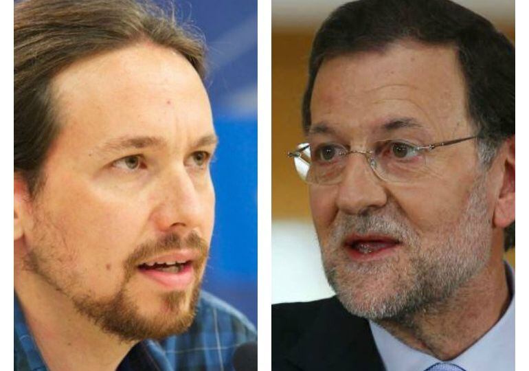 Pablo Iglesias y Mariano Rajoy