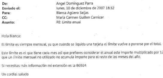 FOTOGALERÍA | Los e-mails de Bankia sobre el uso de las tarjetas