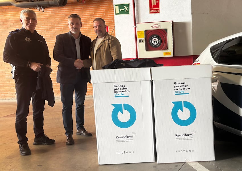 Los contenedores de reciclaje de uniformes han sido ubicados en el Centro de Emergencias de Valdemoro