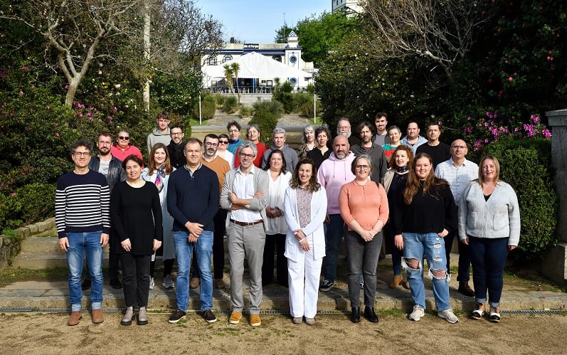 Candidatura con la que el BNG de Ferrol concurrirá a las elecciones de mayo (foto: BNG Ferrol)