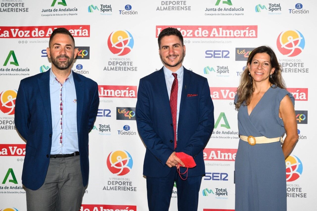 Sergio Domínguez, Sergio Vicente y Bea Vargas.