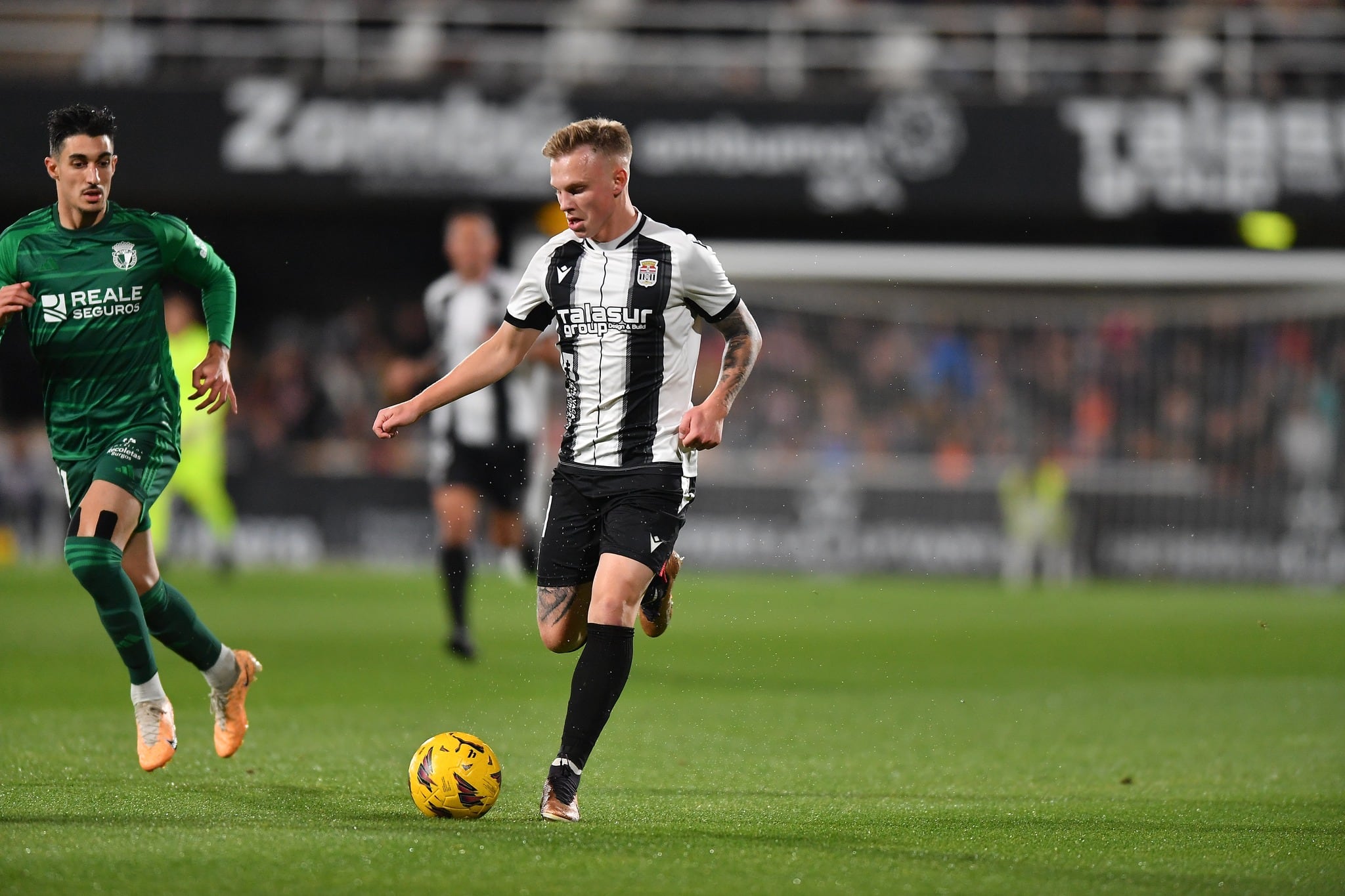 Isak Jansson durante uno de sus últimos partidos como albinegro