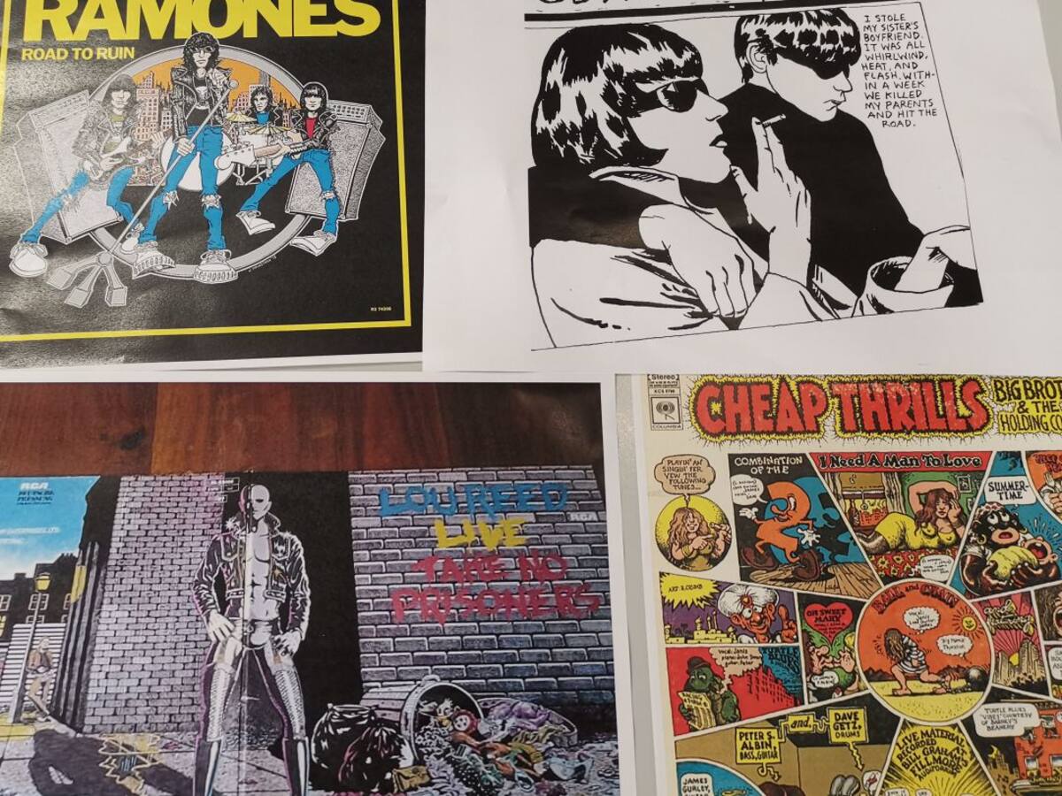 Joplin, Ramones, Lou Reed i el còmic