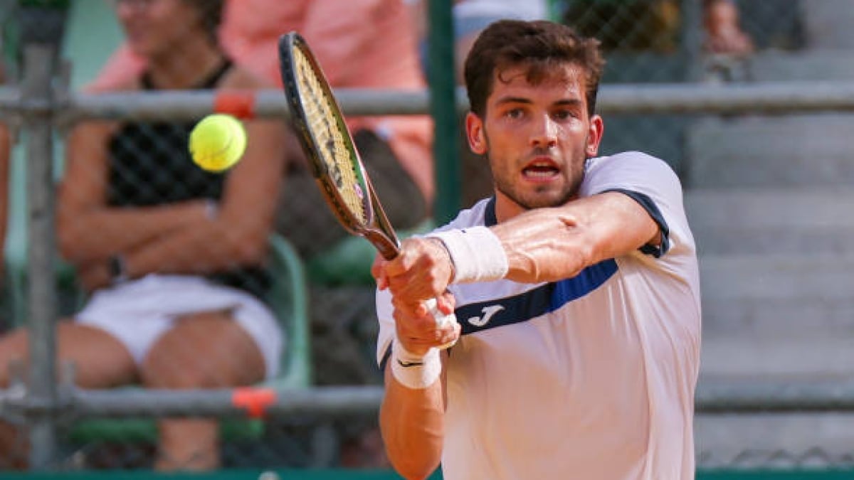 Niko Sánchez en el Challenger de Rosario