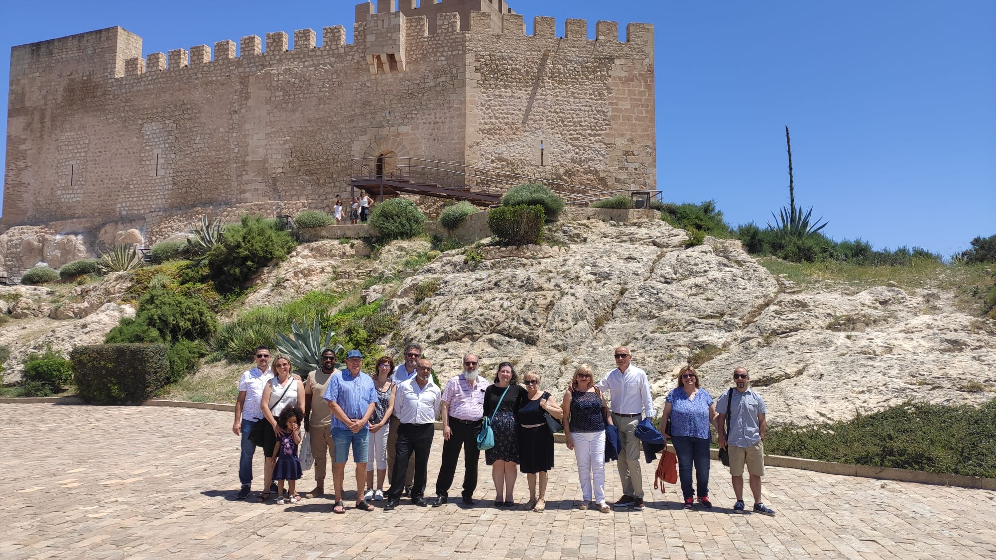 Grupo de visitantes en Petrer
