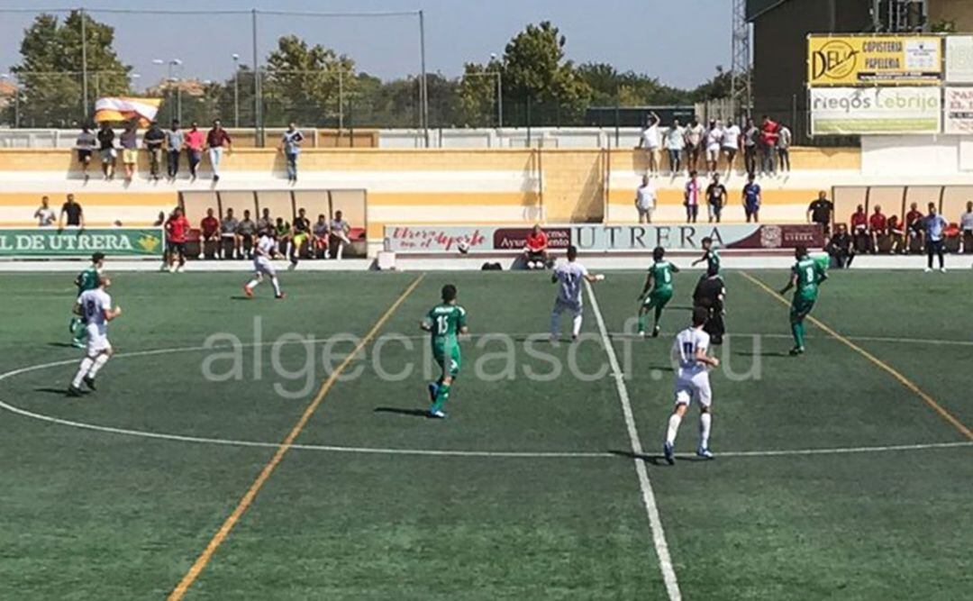 Un momento del partido.