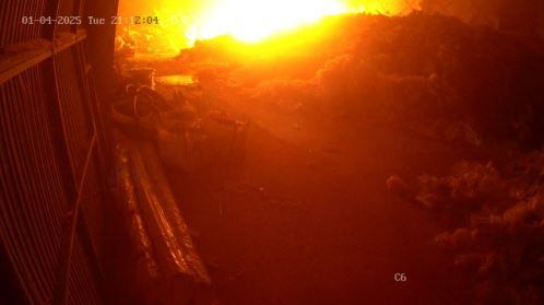 Foto de la cámara de seguridad de Onaindia. Hora: 21:12 h