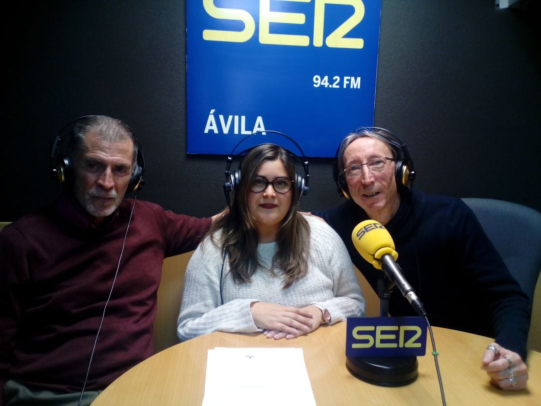 Jesús González, Elisabeth Díaz y José Antonio Jiménez