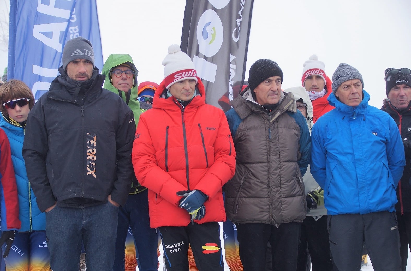 ernando, Ruiz, Valiñas, Cecilio, los cuatro guardias civiles olímpicos