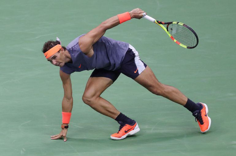 Rafael Nadal en las semifinales del US Open 