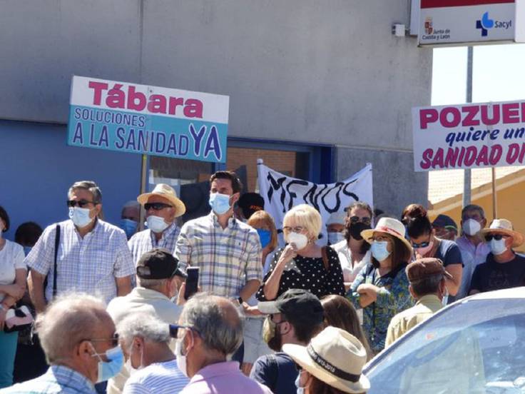 manifestación en Tábara