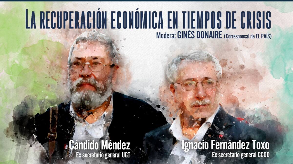 Cándido Méndez e Ignacio Fernández Toxo hablarán en Jaén sobre la recuperación económica